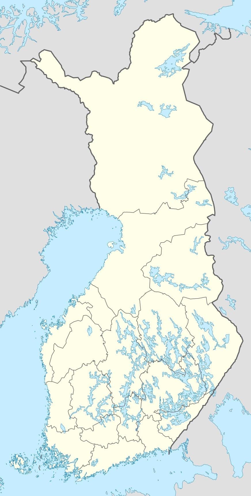 Finlandia peta lokasi