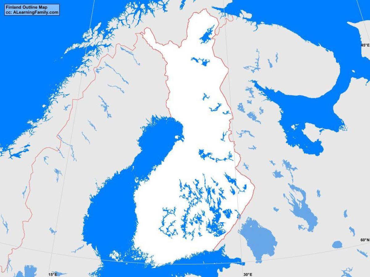 Peta dari garis Finlandia