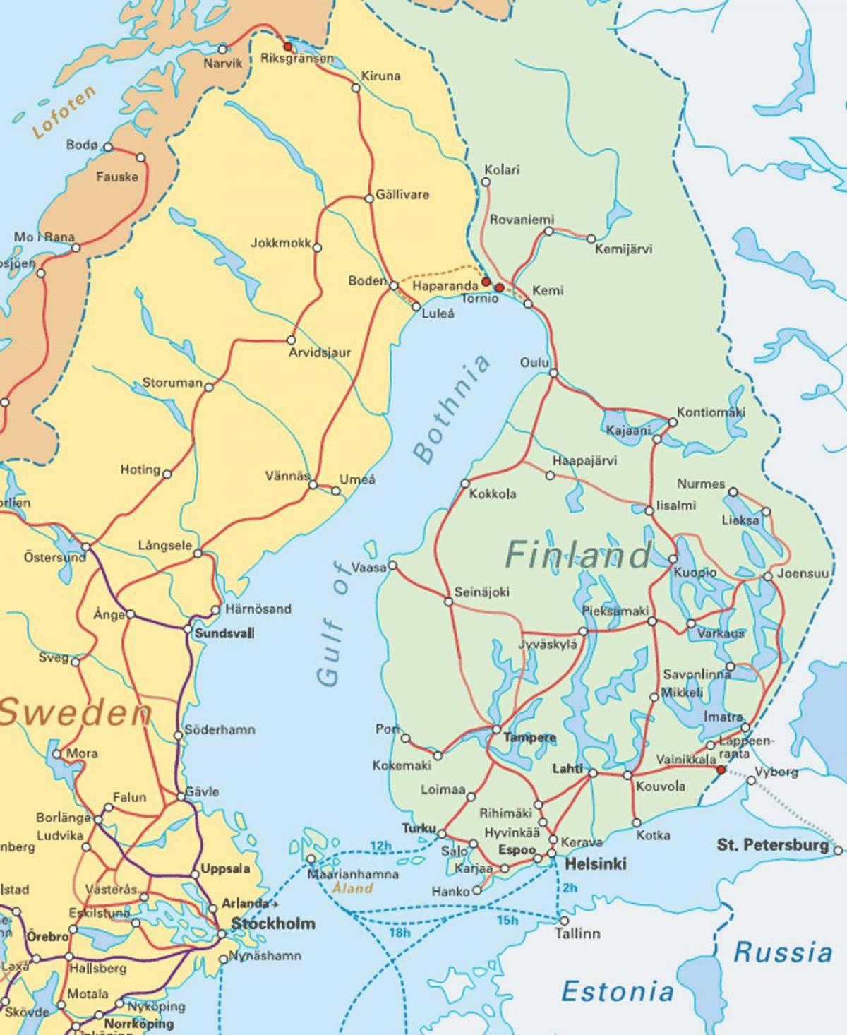Finlandia peta kereta