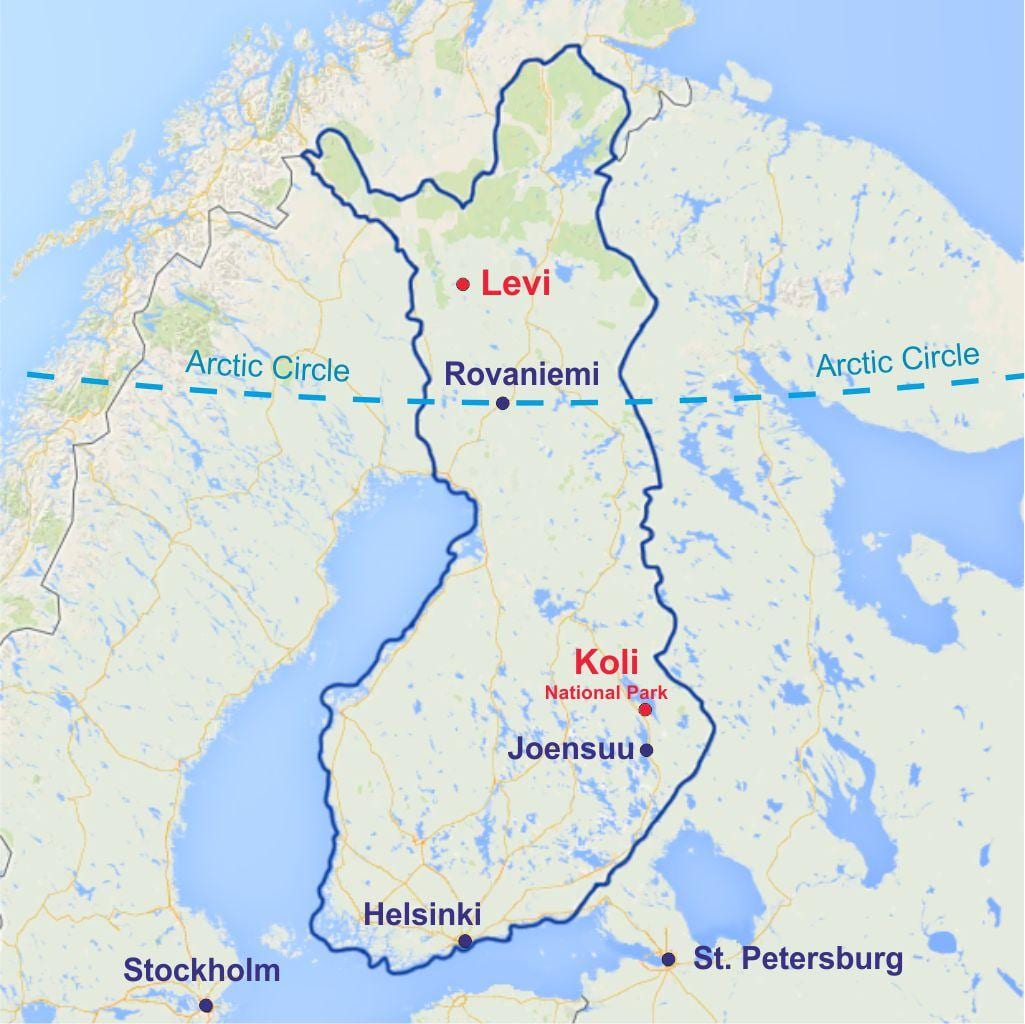 rovaniemi peta Finlandia