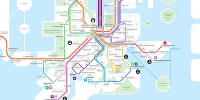 Peta dari Finlandia metro