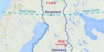 Rovaniemi peta Finlandia